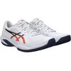 Tennisschuh ASICS "SOLUTION SWIFT FF 2 CLAY", Gr. 46, weiß, nova orange, Textil, Synthetik, sportlich, Schuhe