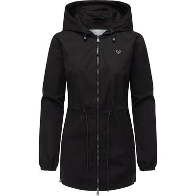 Outdoorjacke RAGWEAR "Monadissimo B", Damen, Gr. M (38), schwarz, Obermaterial: 65% Polyester, 35% Baumwolle, Innenfutter: 100% Polyester, Basic, figurumspielend Po-bedeckend, hoch geschlossener Ausschnitt, Langarm Ärmel ohne Ärmelschlitz... Image