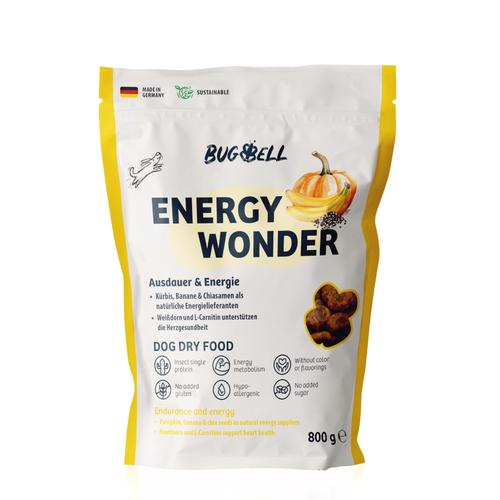 800g BugBell Trockenfutter Adult Gelb Energy Wonder Hundefutter trocken