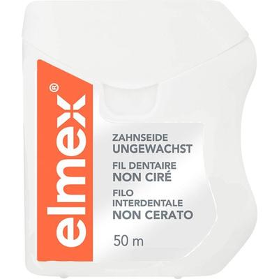 CP GABA ELMEX Zahnseide ungewachst mit Aminfluorid 50 Meter m
