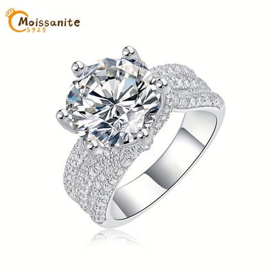 TEMU 5ct Moissanite , 925 , Engagement For Women Ladies