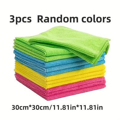 TEMU Ultra-absorbent Microfiber Cleaning Cloths - -free, Multi-surface Towels For Kitchen, Bathroom & Home Use, Living Room, Bedroom, Woven