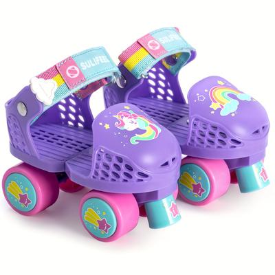 TEMU Fun And Adjustable Kids Roller Skating, Suitable For Kids Aged 2-5, With Multiple Colors From, Suitable For Boys And Girls