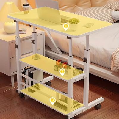 TEMU Versatile Adjustable & Expandable Folding Table - Portable Desk, Computer Desk, Suitable For Office Study, Dormitory, And , Over Bed Table, Small Desk For Bedroom