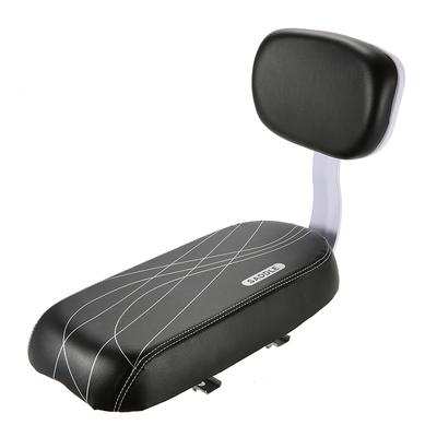 TEMU Comfortable Bike Rear Seat With Backrest - Plastic, Ideal For Fitness & Training, Lixada