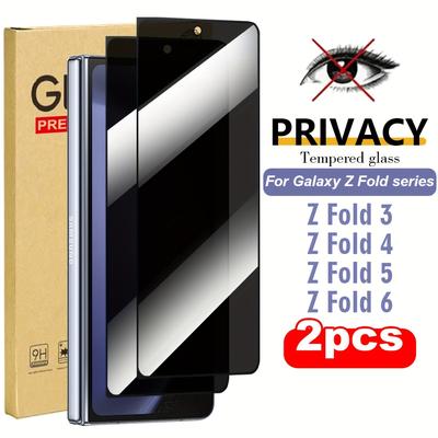 TEMU 2pcs For /fold 4/fold 5/fold 6 Privacy Screen Protector - , Privacy Screen, High Quality, -proof, Anti-fingerprint,