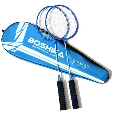 TEMU 2-pack Boshik 777 Badminton Rackets Set, Large Frame, Iron Alloy, Options With Carrying Case, Ideal For Outdoor Sports, Perfect Gift For Valentine's, Thanksgiving, Christmas, New Year,