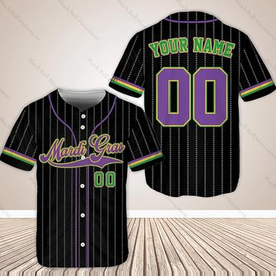 TEMU Customizable Baseball Jersey Shirt - Personalized 