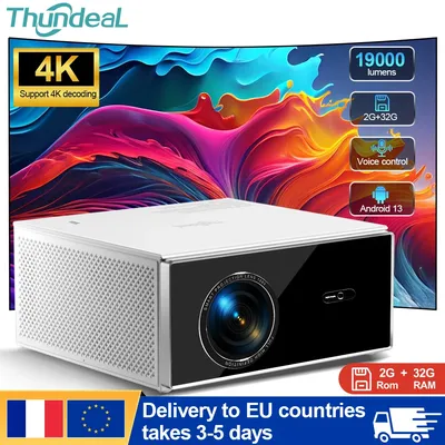 ThundeaL 2G 32G Projector TDA7W 2K 4K Full HD 1080P Android WiFi Home Theater Beam Projector Outdoor Video Movie Meeting Beamer