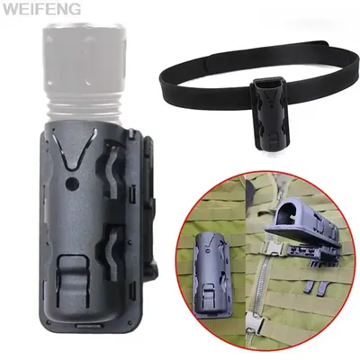 Tactical Flashlight Case Pouch Holster Molle Belt Clip Torch Cover Survival Kits LED Lighting Pouch Hunting Accessories