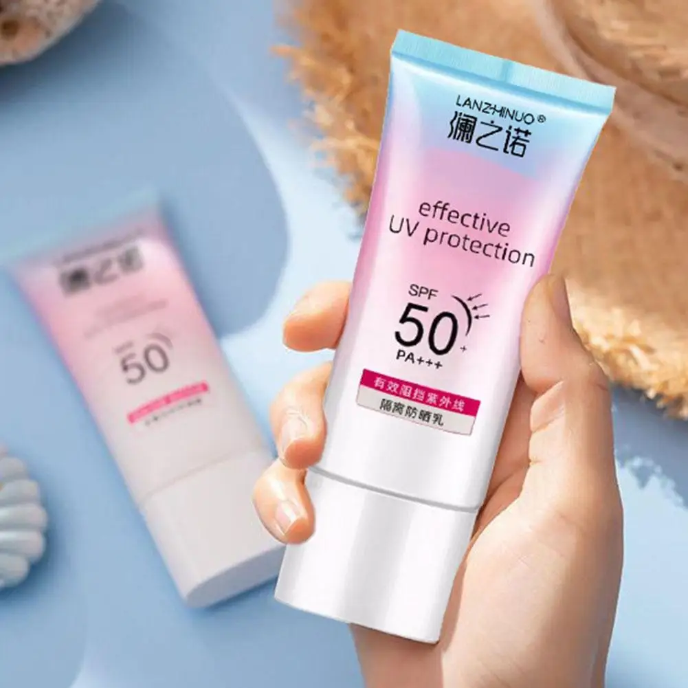 Sonnenschutz creme für den Gesichts körper spf50 Anti-Schweiß erfrischende Solar lotion Gesichts-Sonnenschutz creme UV-Block tägliche Hautpflege im Freien Image