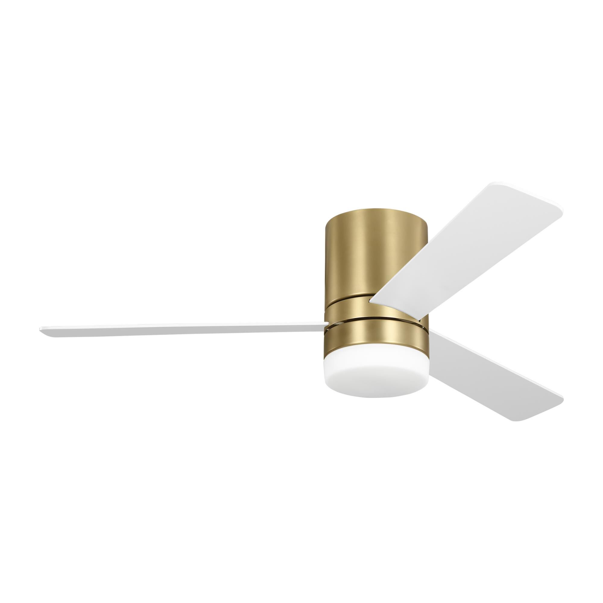 Generation Lighting Era 52 Inch Flush Mount Fan with Light Kit - 3ERHR52BBSD