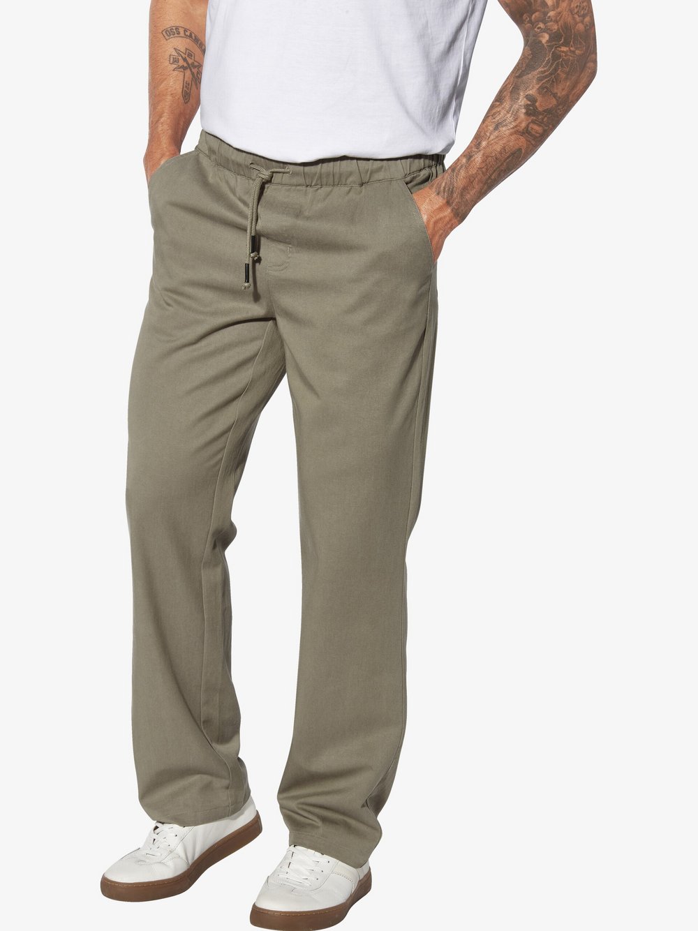 Jan Vanderstorm Doppelpack Hose Herren schwarz, 42-34 Image