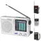 Radio portatile tascabile AM FM Stereo SW/AM/FM batteria altoparlante Radio digitale Antenna Radio