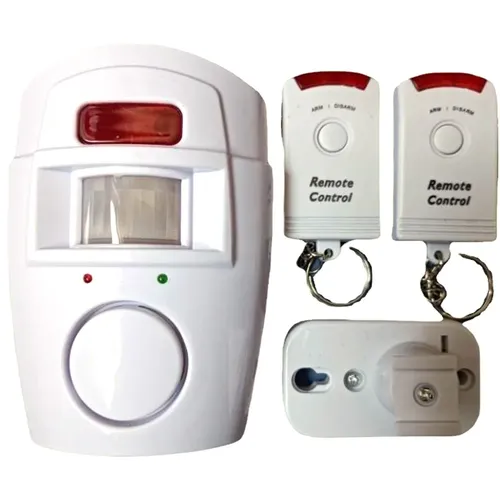 Détecteur de mouvement PIR sans fil, alarme avec télécommandes, capteur de mouvement infrarouge, alimenté par batterie, système de sécurité domestique