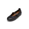 Ballerina MARC O'POLO "aus edlem Rindleder", Damen, Gr. 38, schwarz, Obermaterial: 100% Leder (Rind), unifarben, Schuhe