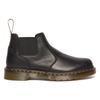 Chelseaboots DR. MARTENS "2976 LO", Damen, Gr. 38, schwarz, Leder, klassisch, Schuhe, Chukka, Boots, Schlupfstiefel mit Stretcheinsatz