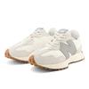 Sneaker NEW BALANCE "327", Gr. 42, grau (shadow grau), Leder, Synthetik, sportlich, Schuhe