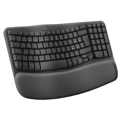 Logitech Kabellose Tastatur »WAVE KEYS« schwarz schwarz