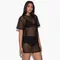 2023 Sexy Cover Ups Bikini Women Swimsuit black Lace Cover-up Bathing Suit Beachwear Knitting