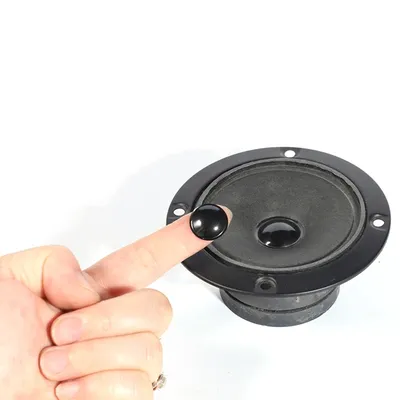 2Pcs Speaker Dust Cap Loudspeaker Dust Cover Black myra Repair Dust Cap Diameter