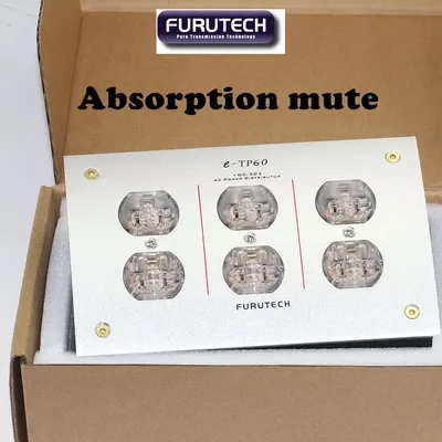 Japanese Furutech e-TP60 HiFi speaker 6-position power strip plug EU/US socket 6-position socket