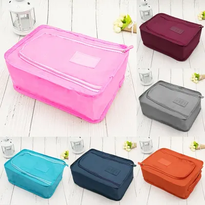 Portable Waterproof Football Shoe Storage Bag Travel Breathable Organizer Sports Gym Carry Storage
