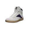 Sneaker ETHLETIC "Carl", Gr. 45, weiß (chalk weiß, ocean blau), Obermaterial: 100% Polyurethan; Futter: 100% Baumwolle; Decksohle: 100% Baumwolle; Sohle: 100% Naturkautschuk, Schuhe, recycled Produkt