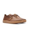 Schnürschuh CLARKS "Clarkwood Low", Herren, Gr. 44, beeswax leather, Leder, casual, Schuhe, Schnürschuh, Business Schuh mit markanter Schnürung