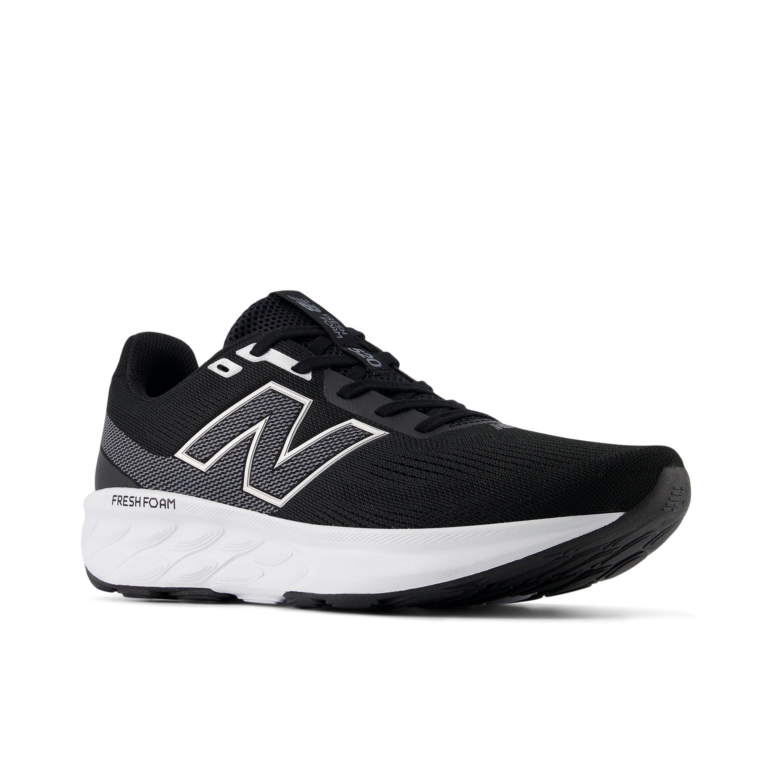 Laufschuh NEW BALANCE "520", Damen, Gr. 42,5, schwarz (noir), Synthetik, Textil, Schuhe Laufschuh