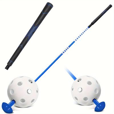 TEMU Huaen Golf Swing Trainer - Golf Practice Aid For Strength, Flexibility & Tempo Training, Ideal For , Golf Training Aid||glossy Finish, Golf Accessories