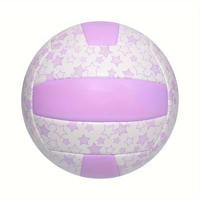 TEMU Adult Pvc Volleyball Pattern - Purple Volleyball, / Official Size And Weight -