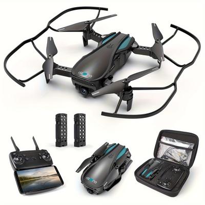 TEMU H11 Hd Gps Drone Aerial Photography Drone 1080p Adjustable Camera Hold, Wifi Fpv, /, 360Â° , 2 Battery With Beginners Flight, Christmas Gift Quadcopter