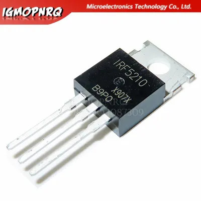 10 Stück IRF5210PBF IRF5210 TO-220 100 V 40 A FET P-Kanal 100% neue Originalqualitätssicherung Image