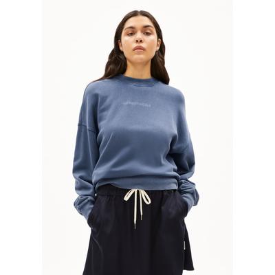 ALIZAA GMT DYE - Frauen Oversized Fit Sweatshirt - blau (Größe: M)