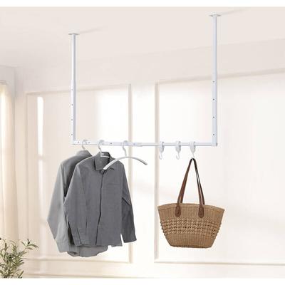 Garderobenleiste sway Weiß - ausziehbar - Home Deluxe Image