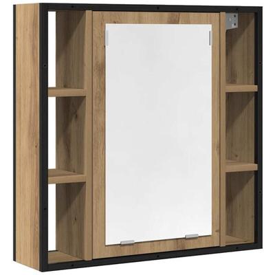 Vidaxl - Bad-Spiegelschrank Artisan-Eiche 60x16x60cm Holzwerkstoff Image