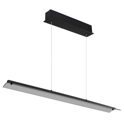 GLOBO LIGHTING LED-Hängeleuchte "MURIELLA", schwarz (schwarz matt), 1 flammig, H: 150,00cm,, Lampen, höhenverstellbare K