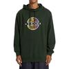 Hoodie DC SHOES "Core", Herren, Gr. S, grün (mountain view), 55% Baumwolle, 25% Baumwolle, 20% Polyester, Sweatshirts