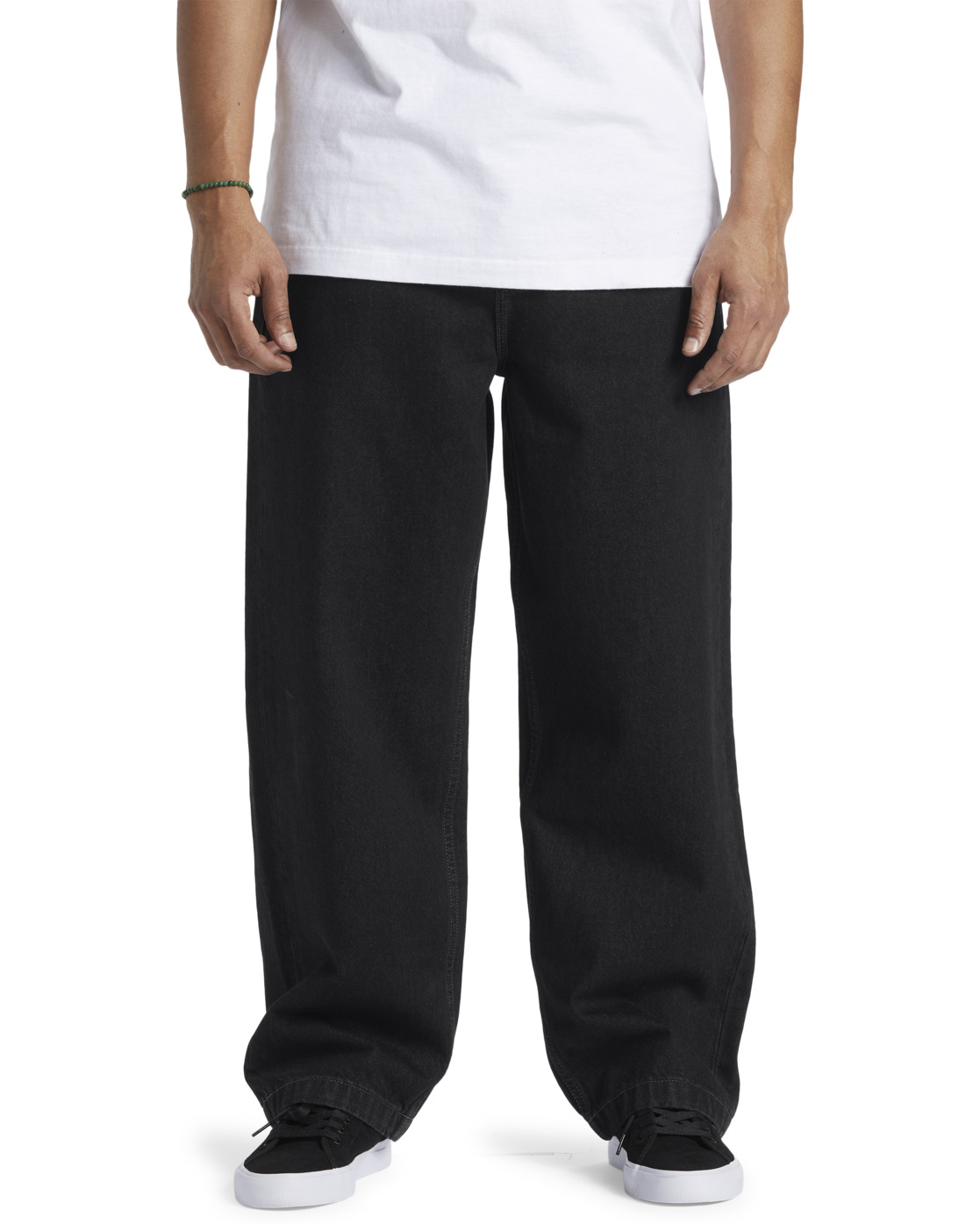 Weite Jeans DC SHOES "Worker", Herren, Gr. 31(S/M) / Länge 32(M), Länge 34, schwarz (schwarz tint), 80% Baumwolle, 20% Baumwolle, Jeans