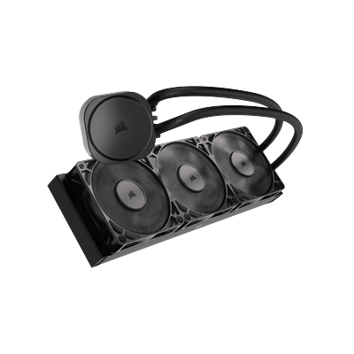 CORSAIR CPU Kühler "NAUTILUS 360", schwarz, B:39,6cm H:12,5cm Ø:12cm, Computer-Kühler, Flüssig