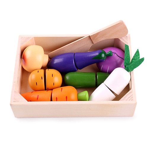 Jouets d'apprentissage ensemble de nourriture à jouer pour tout-petits nourriture à couper pour activités préscolaires jeux de simulation accessoires de cuisine pour enfants ensemble de tri de