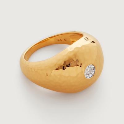 Gold Deia Diamond Bold Ring Diamond