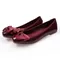 New 2025 Spring Shoes Women Flats Soft Butterfly knot Office Lady Shoes Black Pink Red Big Size 42