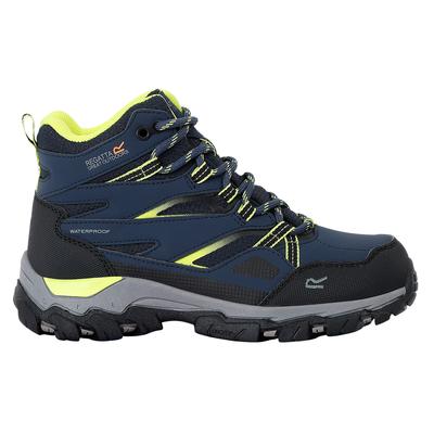 Regatta - Kinder Wanderstiefel "Holcombe III" (Marineblau/Leuchtend Limone) Image