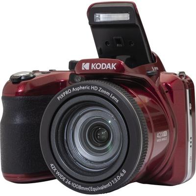 Kodak Pixpro Az425 20.7 Megapixel Bridge Camera - Red - 1/2.3" Bsi Cmos Sensor - Autofocus - 3"lcd - 42X Optical Zoom - 4X Digital Zoom - Optical (Is) - 5184 X 3888 Image - 1920 X 1080 Video - Full Hd Recording