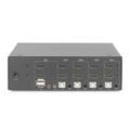 Switch kvm, 4 porte, schermo doppio, 4K, hdmi® - Digitus