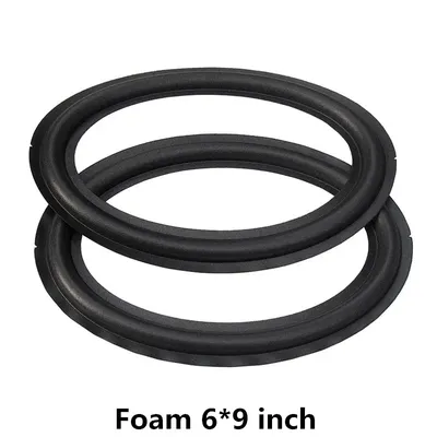 2PC Speaker Woofer Repair Kit Foam Surround 6*9 Inch Oval Shape For Car Speaker Bookshelf Audio Home