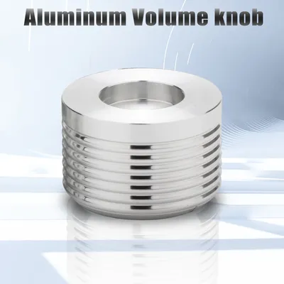 KN3825 High quality aluminum volume control rotary button for CD player preamplifier DAC Radio DIY