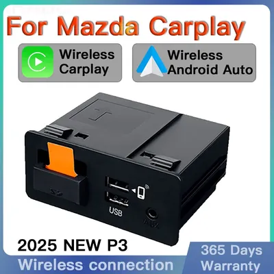 NEW P3 For Wireless Apple CarPlay Android Auto Adapter USB Hub OEM for Retrofit Mazda 2 3 6 CX3 CX5